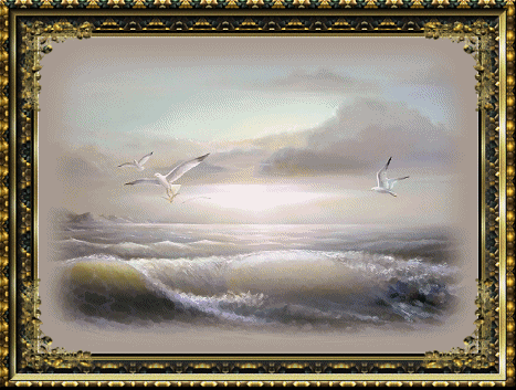 Ocean and Seagulls Animated by Angel of Angel of Gifts