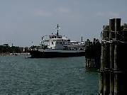 Ferry Entering Ocracoke's Silver Lake Harbor