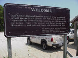Welcome Sign to Cape Lookout National Seashore